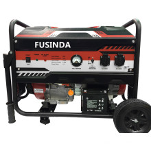 Generador de gasolina portátil eléctrico de Fusinda 2.5kw con la manija y las ruedas